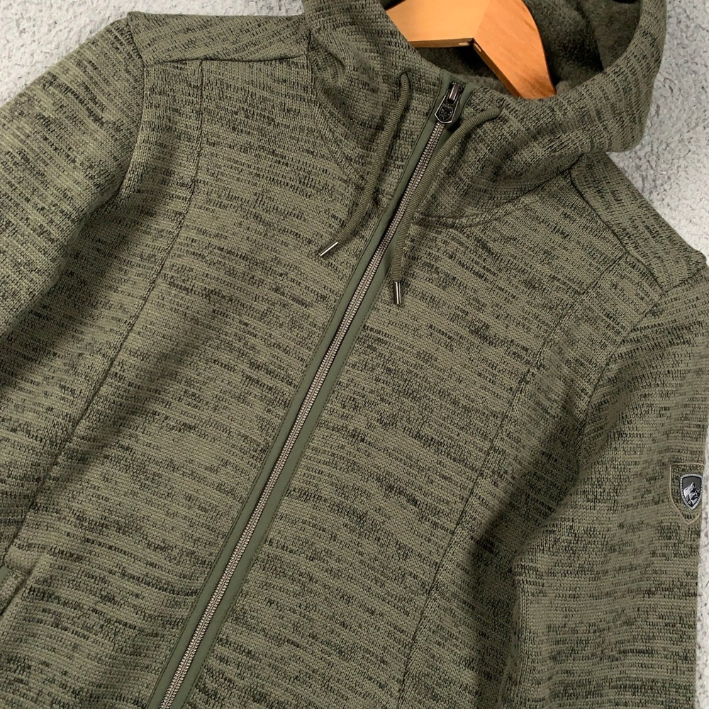 Kuhl Ascendyr Hoody Jacket Womens Small S Green Full Zip Fleece Outdoor Layering - Picture 3 of 10